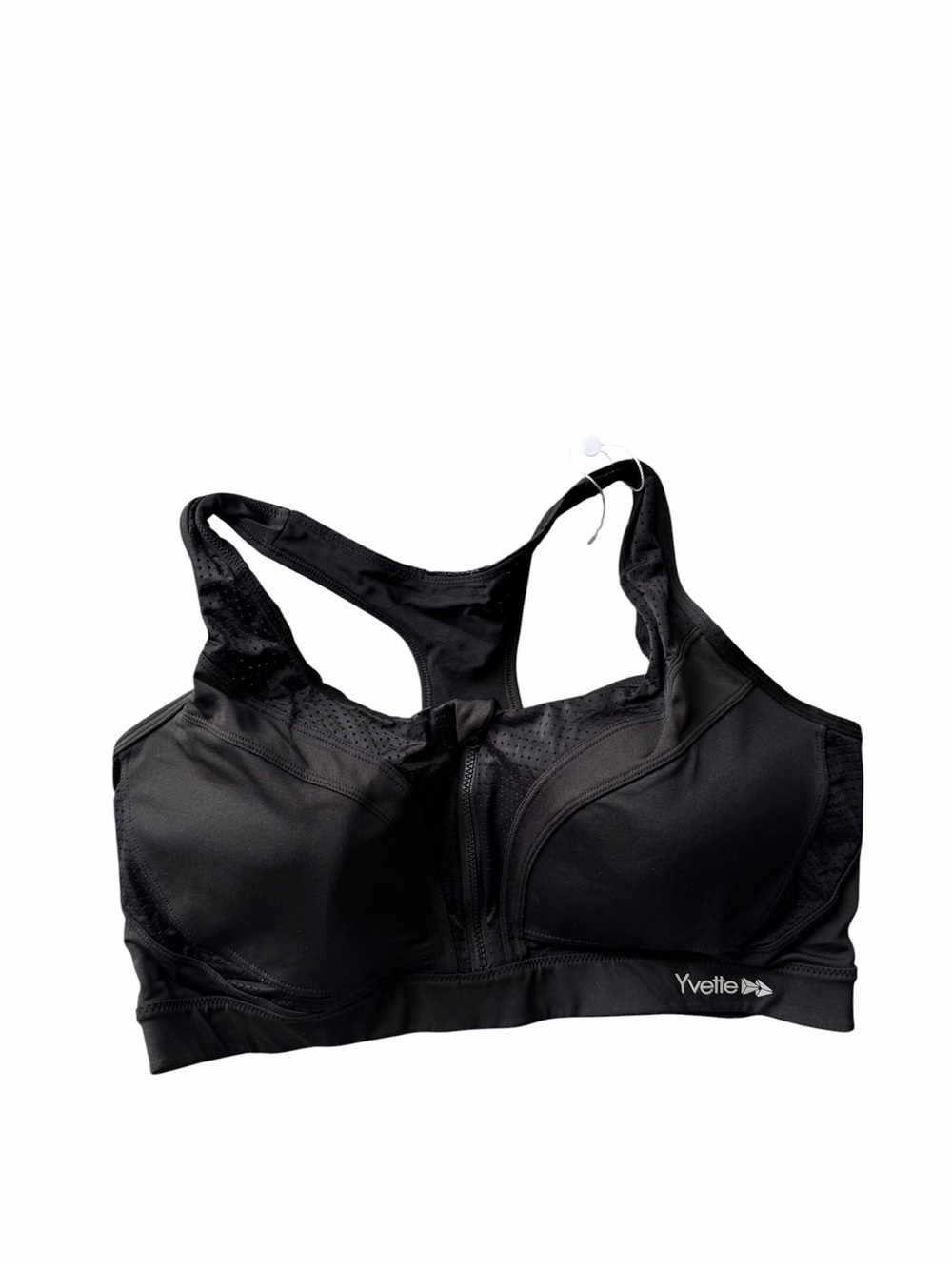 Yvette Women's Plus Sized Black Sports Bra Size 3XL #260234